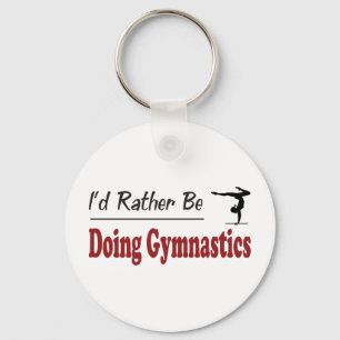 Eher tut Gymnastik Schlüsselanhänger