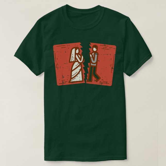 Ehescheidete Ex-Ehefrau Hus aufbrechen T-Shirt (Design vorne)