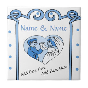 Ehescheidung, holländischer Look, personalisieren Fliese
