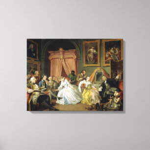 Eheschließung a la Mode: IV, Toilette, c.1743 (Ö Leinwanddruck