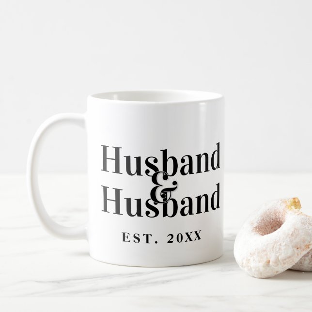 Eheschließung mit Hochzeitstag Tasse (Mit Donut)