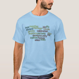 Eheschließung von Wörtern (Hochzeitwort) T-Shirt