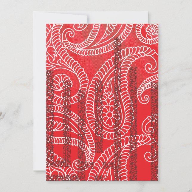 Eheschließungskarte | Shadi Invite Design Einladung (Vorderseite)