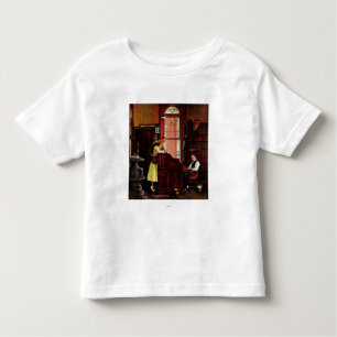 Eheschließungslizenz von Norman Rockwell Kleinkind T-shirt