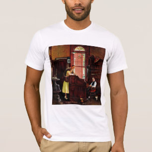 Eheschließungslizenz von Norman Rockwell T-Shirt