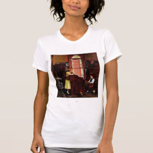 Eheschließungslizenz von Norman Rockwell T-Shirt