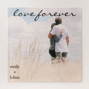 Eheschließungsnamen Datum Foto Puzzle