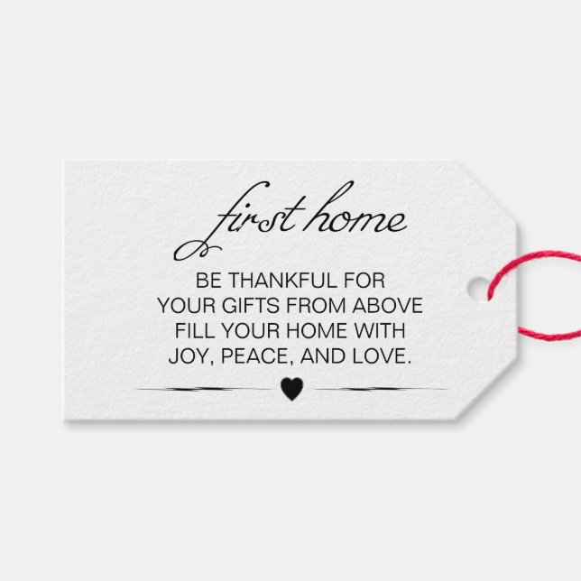 Eheschließungssaal Weintrauben Ein Jahr Geschenkanhänger (Vorderseite (Horizontal))