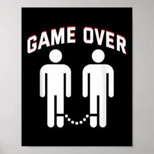 Eheschließungsspiel über Hochzeitvorschlag Verlobu Poster