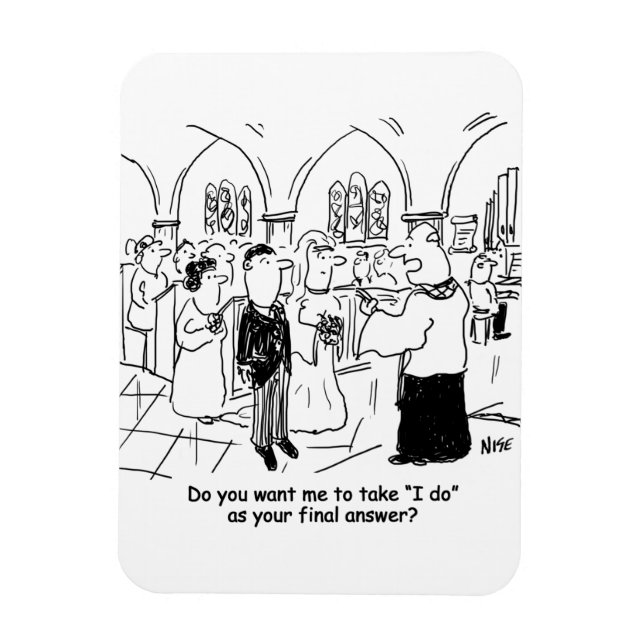 Ehestimmen - ich tue das als letzte Antwort Magnet (Vertikal)