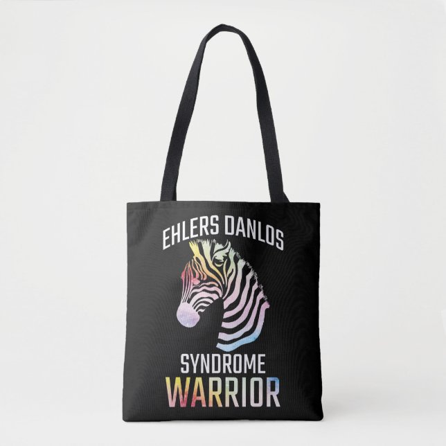 Ehlers Danlos Awareness Geschenk EDS Krieger Zebra (Vorderseite)