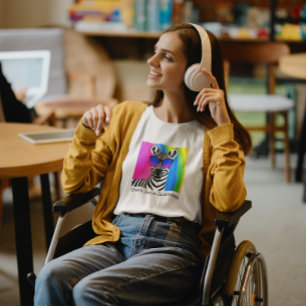 Ehlers Danlos Awareness Zebra T - Shirt