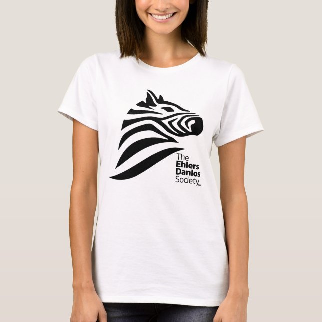 Ehlers-Danlos Gesellschafts-offizielles Logo T-Shirt (Vorderseite)