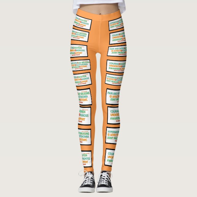 Ehlers Danlos Symptom u. Inspirieren der Leggings (Vorderseite)
