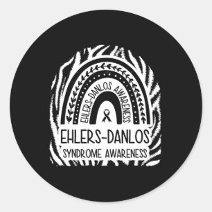 Ehlers Danlos Syndrom Bewusstsein Runder Aufkleber