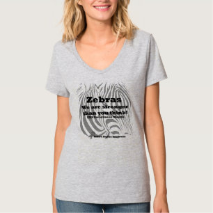 Ehlers Danlos Syndrom-BewusstseinZebra T-Shirt