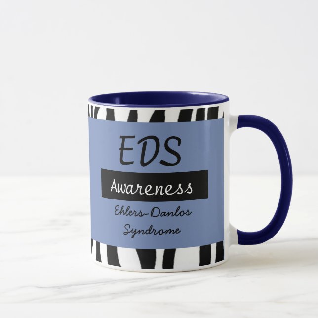 Ehlers-Danlos-Syndrom EDS Bewusstsein Kaffee Tasse (Rechts)