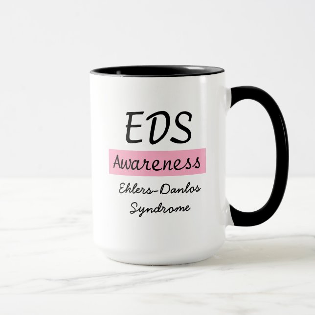 Ehlers-Danlos-Syndrom EDS Bewusstsein Kaffee Tasse (Rechts)