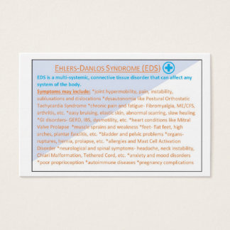 Ehlers Danlos Syndrom EDS Informationskarte