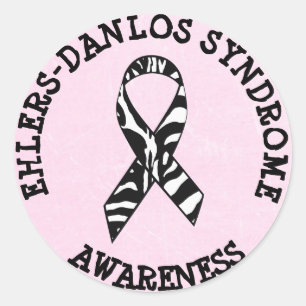 Ehlers-Danlos-Syndrom EDS Zebra STICKERS