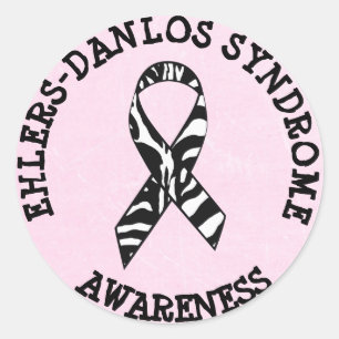 Ehlers-Danlos Syndrom EDSZebra AUFKLEBER
