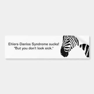 Ehlers-Danlos Syndrom ist zum Kotzen! Autoaufkleber