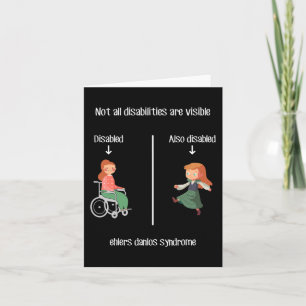 Ehlers Danlos Syndrom Nicht alle Behinderungen sin Karte