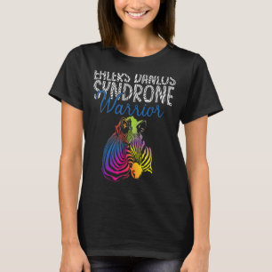 Ehlers Danlos Syndrom Warrior Eds Awareness Zebr T-Shirt