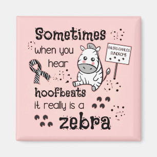Ehlers-Danlos Syndrom Zebra Bewusstsein Magnet
