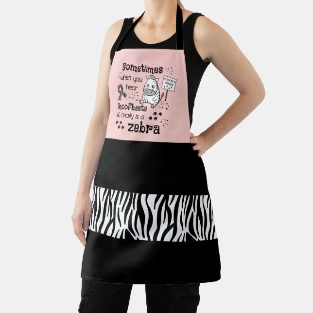 Ehlers-Danlos Syndrom Zebra Bewusstsein Schürze (InSitu)