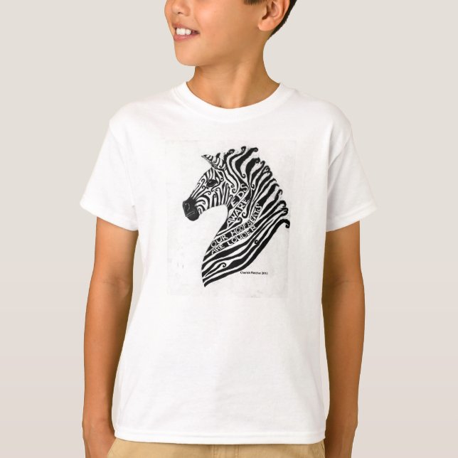 Ehlers Danlos Syndrom - Zebra scherzt T - Shirt (Vorderseite)