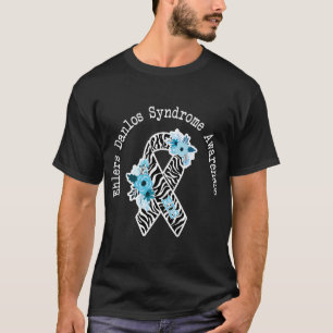 Ehlers Danlos Syndrome Awareness Eds Zibra Ribbon T-Shirt