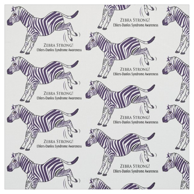 Ehlers-Danlos SyndromZebra stark Stoff (Muster)