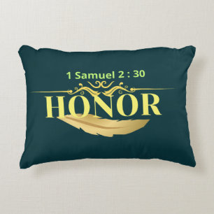 Ehre (1 Samuel 2:30) Kissen