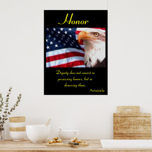 Ehre Celebrates Weisheit unter Eagle Pride Poster