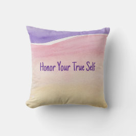 Ehre dein wahres Selbstwurfkissen Kissen