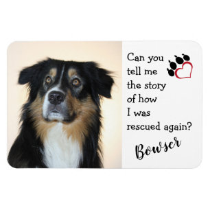 Ehre deinen Rettungshund Magnet