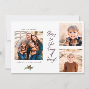 Ehre dem König der Könige Fotocollage Weihnachten