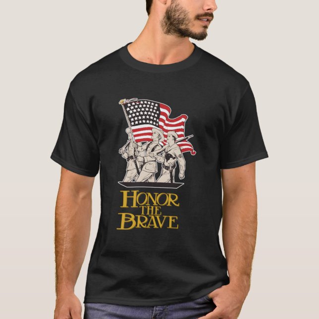 Ehre den Tapferen T-Shirt (Vorderseite)
