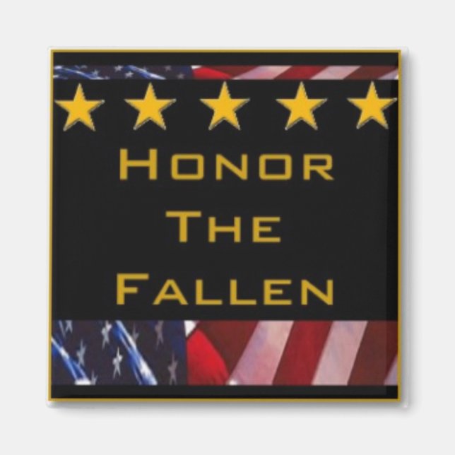 Ehre der gefallenen militärischen Hommage Magnet (Vorne)