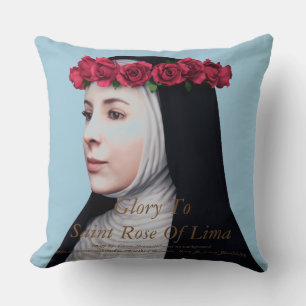 Ehre der heiligen Rosa von Lima Kissen