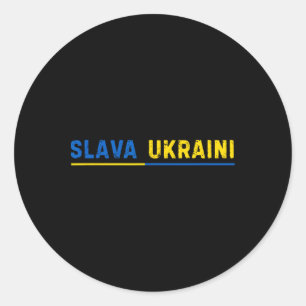 Ehre der Ukraine 1 Runder Aufkleber