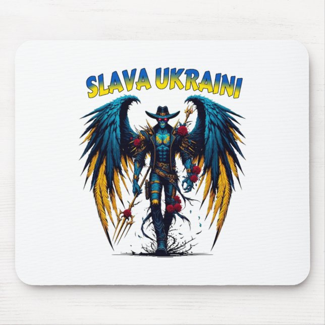 Ehre der Ukraine - Pro Ukrainisches Ukraine Mousepad (Vorne)