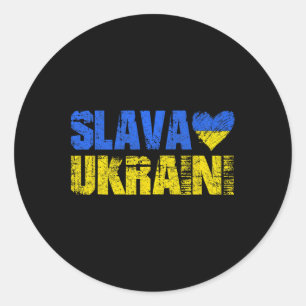 Ehre der Ukraine Runder Aufkleber
