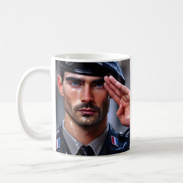 Ehre des französischen Soldaten Kaffeetasse (Links)