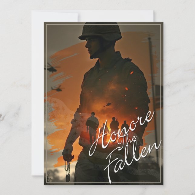 Ehre die Toten - vergiss nicht, ihr Opfer zu begeh (Vorderseite)