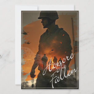 Ehre die Toten - vergiss nicht, ihr Opfer zu begeh