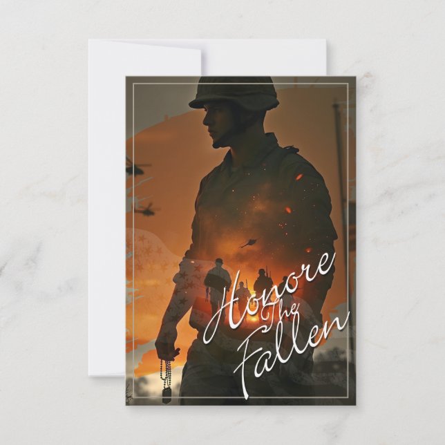 Ehre die Toten - vergiss nicht, ihr Opfer zu begeh (Vorderseite)