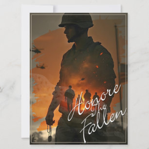 Ehre die Toten - vergiss nicht, ihr Opfer zu begeh