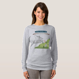 Ehre für Columbus grau T-Shirt